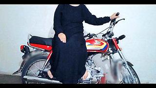 Bike Rider Girl First Time Meeting with Boyfriend