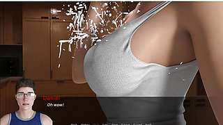 Melinda Spilled Milk Over Her Boobs