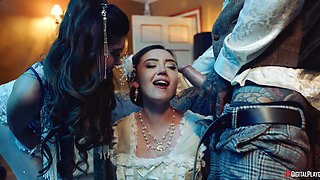 Raunchy tarts emotional xxx scene