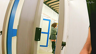 DRESSING ROOM CUCK ADVENTURE: I show myself total naked with hard dick to BeaSecrets and she can't resist