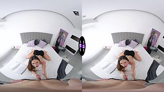 Sakura Hell rides a big cock in vr