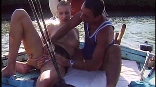Amateur German Babe Got to Suck Cock and Makes Him Cum on Boat