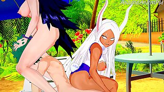 Ddc vs izuku midoriya, anime facesitting, zero two hentai