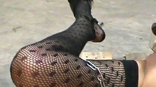 German hot blonde BDSM slave girl