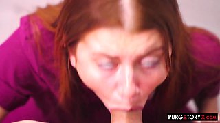 Stella Luxx Seduces as Nurse in Petite Redhead Passion