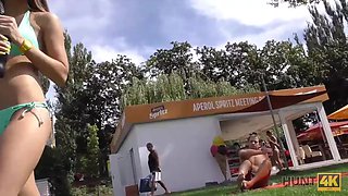 Hunt4k. hunter meets susan ayn on public beach and has Anal Sex with her