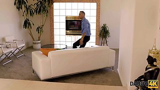 Daddy4k. porn with bfs grandpa helps slim lassie get needed gratification