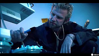 Employee Freeze Prank: Vince Karter Fucks MILF Boss Nicole Aria & Turns Little Puck into Sex Doll - Blowjob, Bondage, Creampie