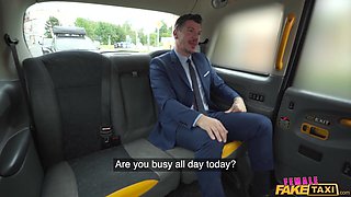 Antonia Sainz Suits Up for a Wild Taxi Encounter