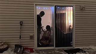 Neighbors Caught Wife Getting Fucked