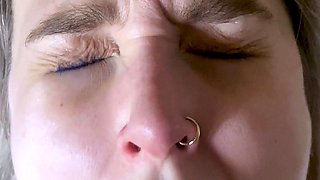 Sexy amateur blonde blowjob amp cumshot HD