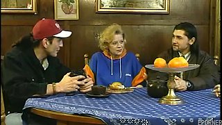 German mature beauty surrenders to wild, vintage passionate heat