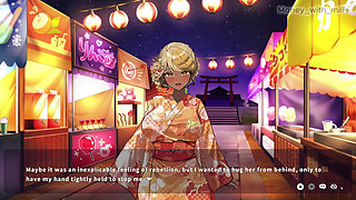 Toys, My Cock and a Yukata // Vlover Game #16 All Scenes