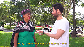 Big Belly Grannys First Anal Threesome in a Van