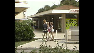 Nice girls getting fucked with multiple cocks