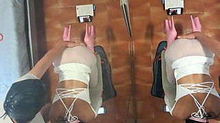 Preview - Cougar corded to a stool and pummeled in the jaws and cootchie