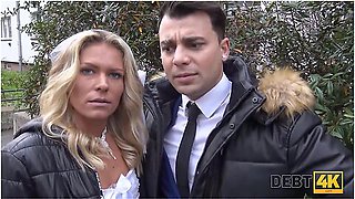 Big Debts Are The Reason Why The Girl Gets Fucked In The Presence Of The Groom