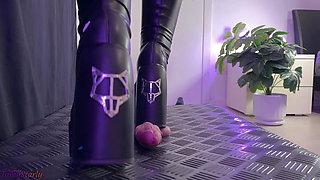 Night Walking Over Your Cock in My Dirty Naked Wolfe Boots - Cock Balls Crush Trample, Shoejob, CBT, Trampling, Bootjob