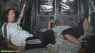 Busty teen picked up for bang van fucking