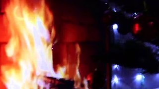 Horny ass fucking Santa Claus elf screws humid fuckhole on