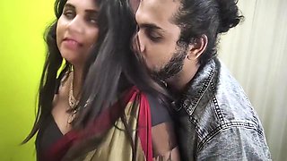 Bdsm Both Hand Tied And Blindfolded In Saree By Vaishnavy And Sharun Raj, Mallu Couple Hot Bdsm Ass And Boobs Kiss Romance With Sexy Wife