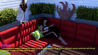 Day 4 - Part 2 - Sophia Got a Sexy Maid Working for Her