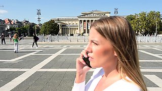 AMATEUR BIGTIT BLONDE TEEN MASTURBATES IN STALKINGS