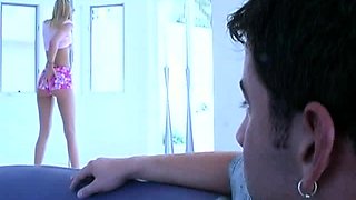 Petite blonde teen amateurs hardcore fun at home