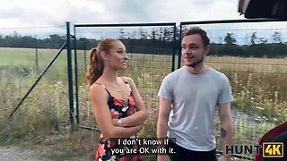 Hunt4k. crimson riding hood has such a dirty mind so she didn’t care about her bf and banged a stranger