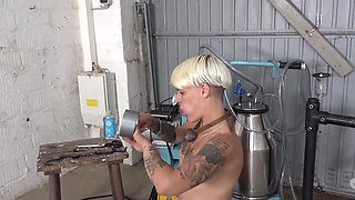 Compilation of women getting milked like a cow!