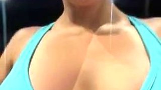 Amateur striptease and Solo masturbation