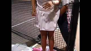 A Young Slut Fucked at Night by the Tennis Master