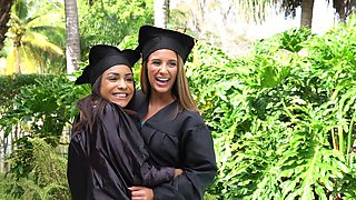 Young Layla & MILF Nicole please Daddy's cock in a wild threesome