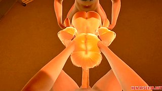 Hard Threesome 3D Hentai Game Play