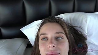 Lana gets a full load of cum on her face