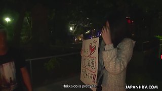 Japanese Hitchhiker Blows A Strangers Dick In The Car Uncensored With Ako Nishino