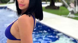 Liz Mendez7 heats up the pool with stiff romp - best XXX