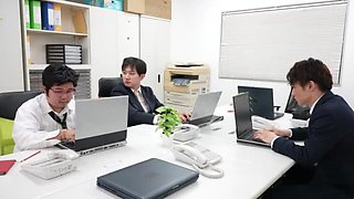 Japanese Mature Boss Yuu Shinoda: Uncensored Office Encounter with Handjobs, Creampie, & Squirting