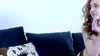 French Babe Selinah-kyle with Natural Tits Gets Caught by Step Dad Terry Kemaco on Webcam Leading to Rough Sex and Cumshot