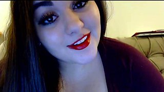 Beautiful brunette with big boobs jerk off instrucions