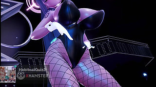 mmd r18 Karin Tsunodate Ah Yeah Oppai bunny big tits want to anal big ass 3d hentai fuck dildo cum swallow