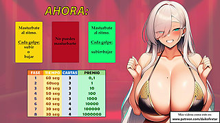 Spanish Audio JOI. The trendy game to masturbate. MILK X MONEY.