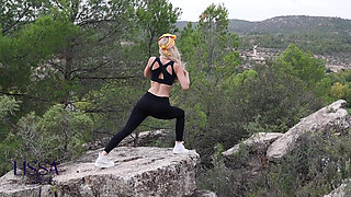 Yoga Routine with a Stranger