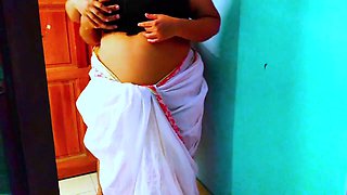 Steamy maid aunty Aria Mia gets taken hard with that immense backside