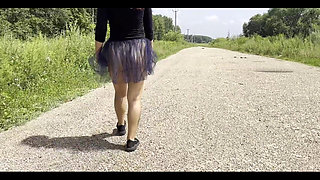 Just taking my kitty for a walk