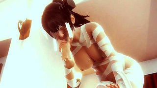 Blowjob and Doggy - Hentai 3D Uncensored 13