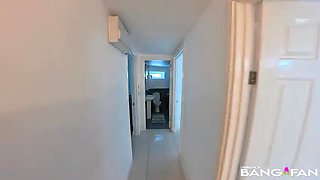 BTS VR Porn Shoot Lesbian Threesome - Big Tits MILF Eating Pussy in 4K