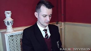 Naughty Students Fuck Lucky Teacher in Wild Threesome