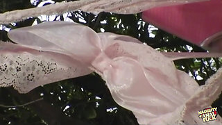 Kinky redhead and her blonde friend have an intense outdoor gangbang full of double penetration