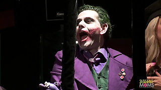 Busty MILFs in Sexy Costumes Have Wild Strip Club Orgy with Big Dick Guys